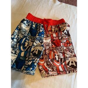 Marvel Comics Captain America swim trunks